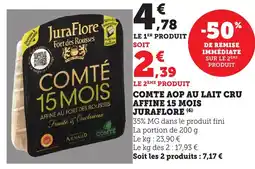 Bi1 Comte aop au lait cru affine 15 mois juraflore offre