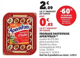 Bi1 Fromage pasteurise aperivrais offre