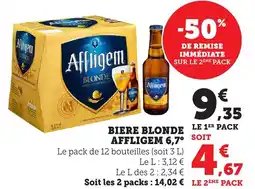 Bi1 Biere blonde affligem 6,7° offre