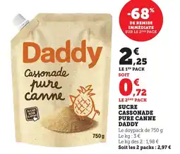 Bi1 Sucre cassonade pure canne daddy offre