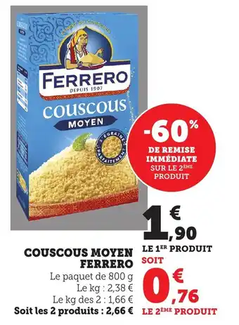 Bi1 Couscous moyen ferrero offre