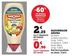 Bi1 Mayonnaise amora offre
