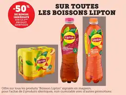 Bi1 Sur toutes les boissons lipton offre
