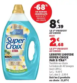 Bi1 Lessive liquide super croix par x-tra offre