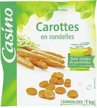 Spar CAROTTES EN RONDELLES SANS RÉSIDUS DE PESTICIDES SURGELÉES offre