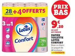Bi1 Papier toilette lotus confort offre
