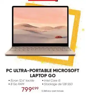 PC Ultra-Portable Microsoft Laptop Go
