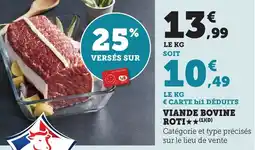 Bi1 Viande bovine roti offre