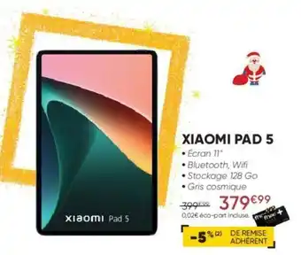 Fnac Xiaomi Pad 5 offre