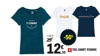 E.Leclerc Sport Tee-shirt Femme offre