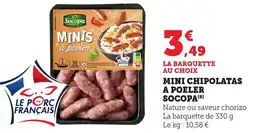 Bi1 Mini chipolatas a poeler socopa offre