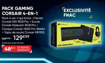 Pack Gaming Corsair 4-en-1