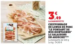 Bi1 Chiffonnade de longe de porc le fondant de nos montagnes lc salaisons en ardeche offre