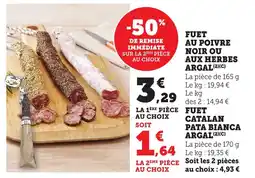 Bi1 Poivre noir ou aux herbes argal pata bianca argal offre