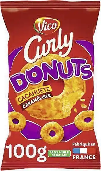 CURLY DONUTS CACAHUÈTE CARAMÉLISÉE SUCRÉE-SALÉE