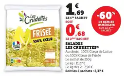 Bi1 Salades les crudettes offre