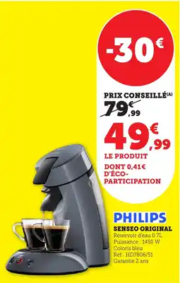 Bi1 PHILIPS Senseo original offre