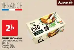 Auchan Drive Beurre auchan bio offre