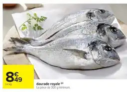 Cora x Carrefour daurade royal offre