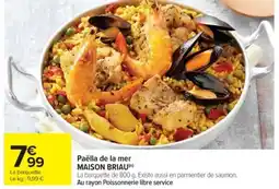 Cora x Carrefour MAISON BRIAU Paëlla de la mer offre