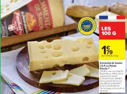 Cora x Carrefour Emmental de savoie i.g.p. la pointe percée offre