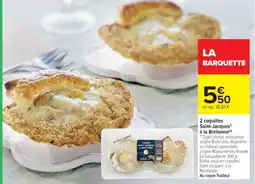 Cora x Carrefour 2 coquilles Saint-Jacques offre
