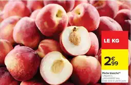 Cora x Carrefour Pêche blanche offre