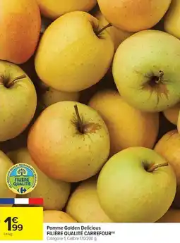 Cora x Carrefour Pomme golden delicious filière qualité carrefour offre