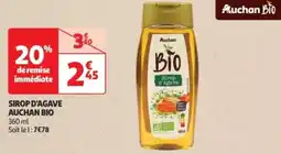 Auchan Drive Sirop d'agave auchan bio offre