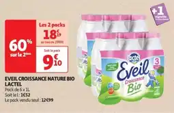 Auchan Drive Eveil croissance nature bio lactel offre