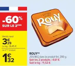 Cora x Carrefour ROUY offre