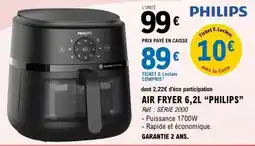 E.Leclerc AIR FRYER 6,2L “PHILIPS” offre