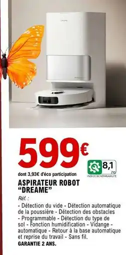 E.Leclerc ASPIRATEUR ROBOT DREAME offre