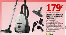 E.Leclerc ASPIRATEUR TRAÎNEAU AVEC SAC SILENCIEUX “ELECTROLUX” offre