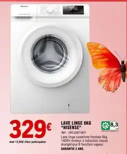 E.Leclerc LAVE LINGE 8KG HISENSE offre