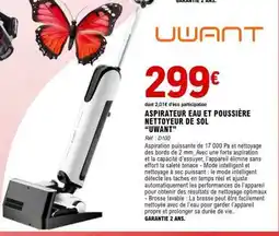 E.Leclerc ASPIRATEUR EAU ET POUSSIÈRE NETTOYEUR DE SOL UWANT offre