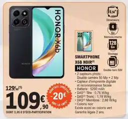 E.Leclerc SMARTPHONE X6B NOIR offre