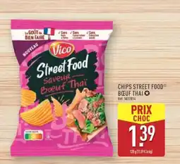 ALDI CHIPS STREET FOOD BŒUF THAÏ offre