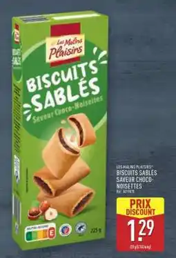 ALDI BISCUITS SABLÉS SAVEUR CHOCO-NOISETTES offre