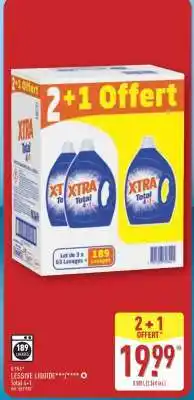 ALDI XTRA LESSIVE LIQUIDE TOTAL 4+1 offre