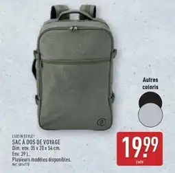 ALDI Sac Ă dos de voyage offre
