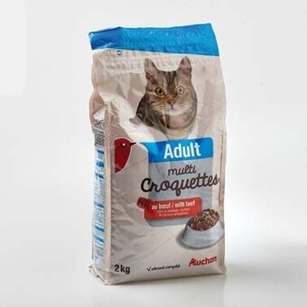 Auchan CROQUETTES POUR CHAT offre