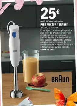 E.Leclerc Maison & Loisirs Pied mixeur braun offre