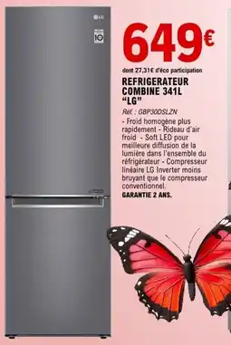 E.Leclerc Maison & Loisirs Refrigerateur combine lg offre