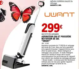E.Leclerc Maison & Loisirs Aspirateur eau et poussière nettoyeur de sol uwant offre