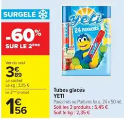 Cora x Carrefour YETI Tubes glacés offre
