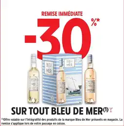Intermarché Sur tout bleu de mert offre