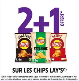 Intermarché Sur les chips lay's offre