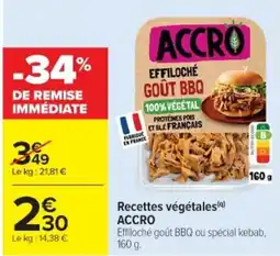 ACCRO Recettes végétales