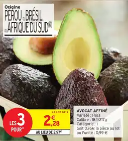 Intermarché Avocat affiné offre